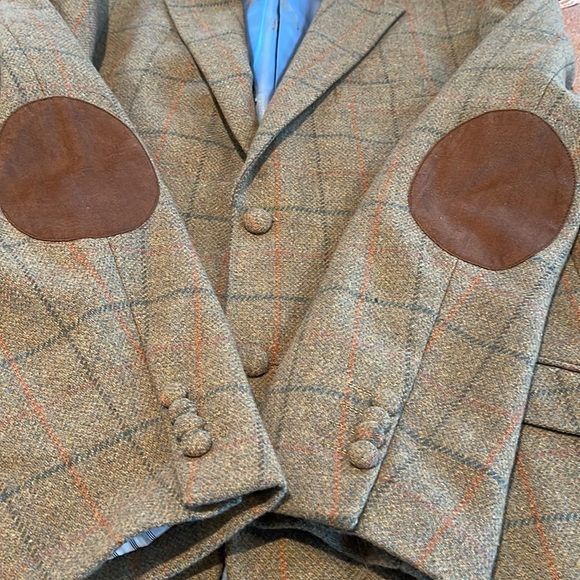 William Hunter Saville Row Vintage Men’s Blazer Sport Coat Jacket Plaid Size 42 - Picture 14 of 14